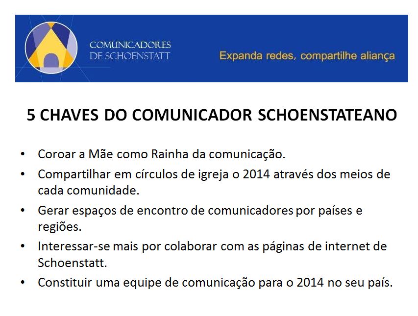 Congresso Comunicadores de Schoenstatt